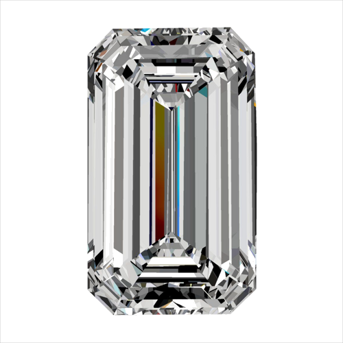0.3 carat F-VVS1 Natūralus Emerald Deimantas (1)