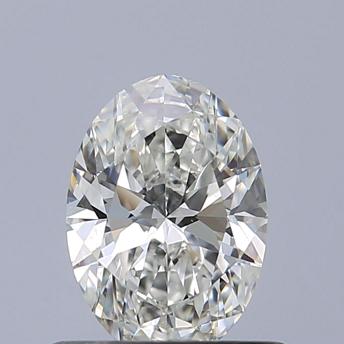 0.53 carat H-VVS2 Natūralus Oval Deimantas (1)