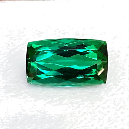 8.93 carat GREEN Cushion Tourmaline (1)