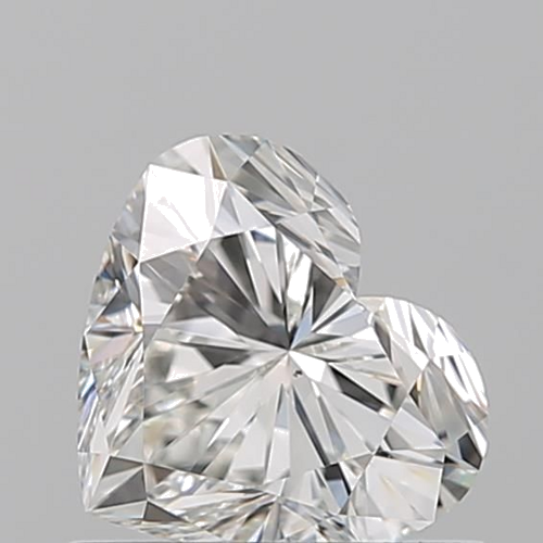 0.7 carat H-VS2 Natūralus Heart Deimantas (1)
