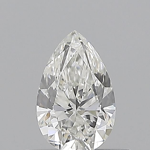 0.54 carat F-VVS1 Natūralus Pear Deimantas (1)