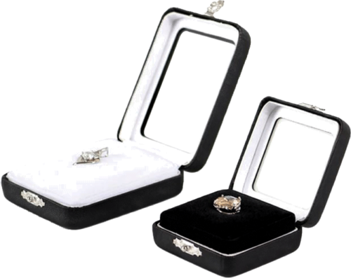 Gemstone storage box with transparent cover (1)