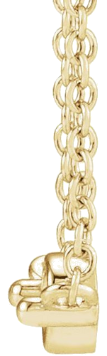 14K Yellow 1-Stone Family 18  Necklace Mounting (2)