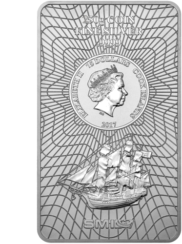 250 g Kuko salos 2017 sidabrinė 7.50 dolerio moneta-luitas (1)