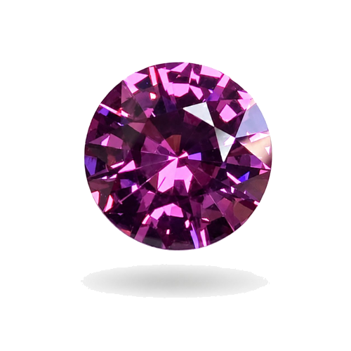 3.31 carat PINK Round Garnet (1)
