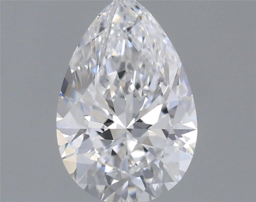 0.5 carat D-VVS2 Natūralus Pear Deimantas (1)