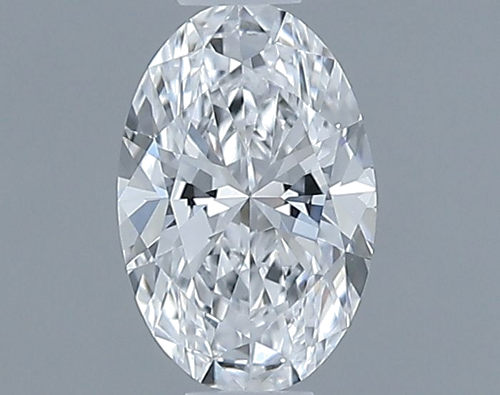 0.42 carat D-VVS2 Natūralus Oval Deimantas (1)