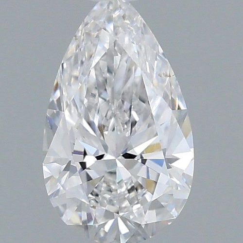 0.5 carat D-VS2 Natūralus Pear Deimantas (1)