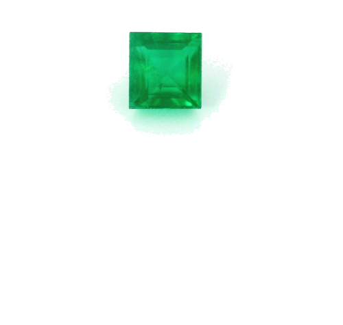 0.29 carat GREEN STEP cut Square Smaragdas (1)