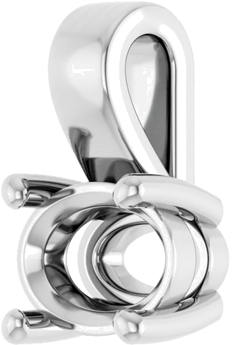 14K White 7x5 mm Oval Pendant Mounting (2)