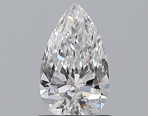 0.7 carat D-VS2 Natūralus Pear Deimantas (1)