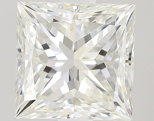 0.66 carat J-VVS1 Natūralus Princess Deimantas (1)