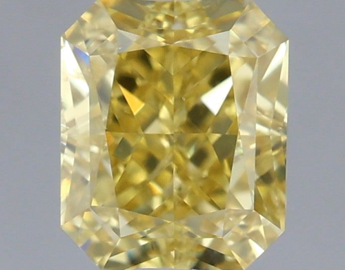 0.63 carat Fancy Deep Yellow-SI2 Natūralus Radiant Deimantas (1)