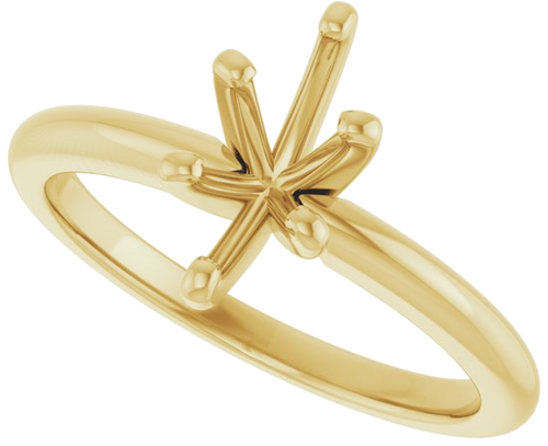 Sužadėtuvių Žiedas „Solitaire“ 417 Geltonojo Aukso Marquise 9mm x 4.5mm (5)