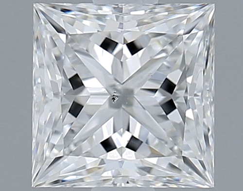 1.01 carat E-SI1 Natūralus Princess Deimantas (1)