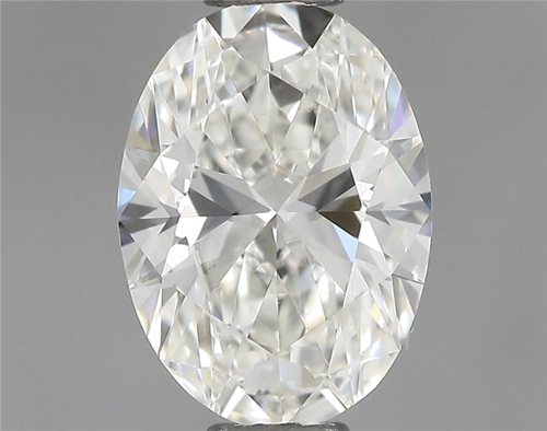 0.6 carat I-VS2 Natūralus Oval Deimantas (1)