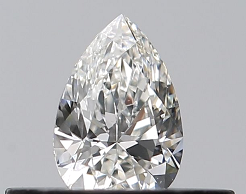 0.24 carat F-VVS2 Natūralus Pear Deimantas (1)