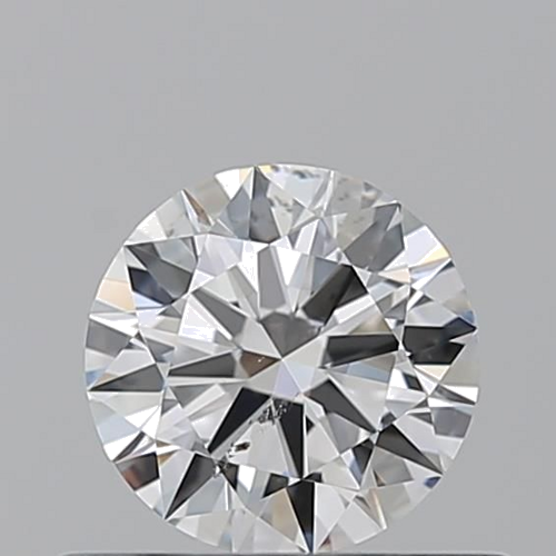 0.5 carat F-SI1 Excellent cut Natūralus Round Deimantas (1)