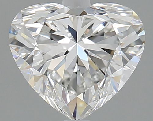 1.51 carat F-VVS1 Natūralus Heart Deimantas (1)