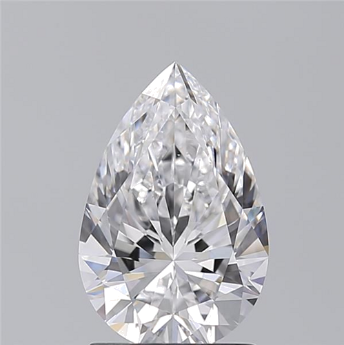 1.68 carat D-VS2 Natūralus Pear Deimantas (1)