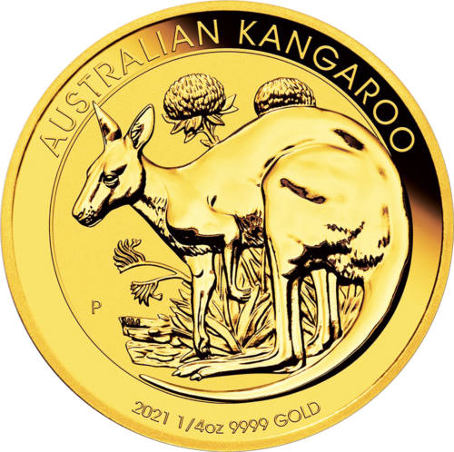 1/4 oz  Kangaroo 2021 Australia Gold coin (Nugget) (1)