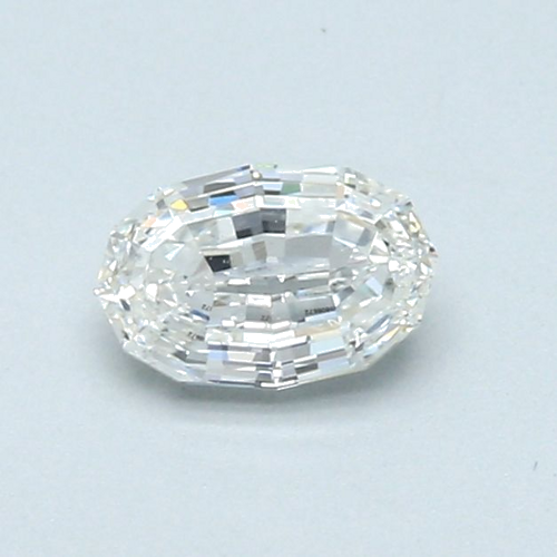 0.5 carat G-VS2 Natūralus Oval Deimantas (1)