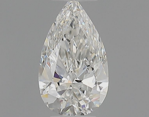 0.5 carat F-SI1 Natūralus Pear Deimantas (1)