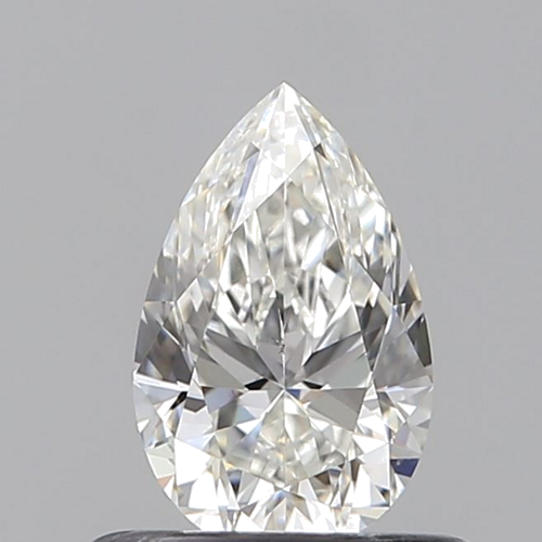 0.5 carat G-SI1 Natūralus Pear Deimantas (1)