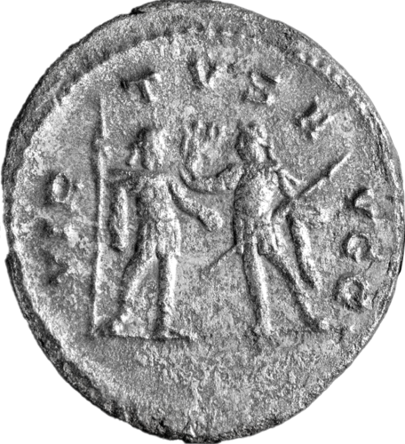 Antoninian Emperor Valerian (253-260 AD) Roman Empire Silver Coin (2)