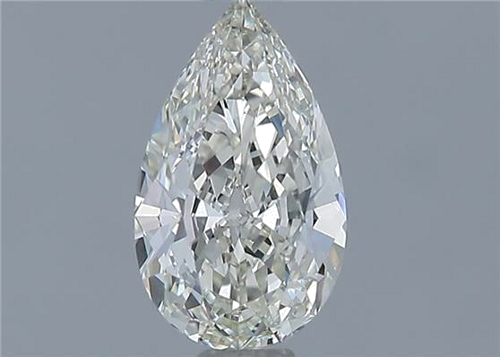 0.51 carat K-VVS1 Natūralus Pear Deimantas (1)