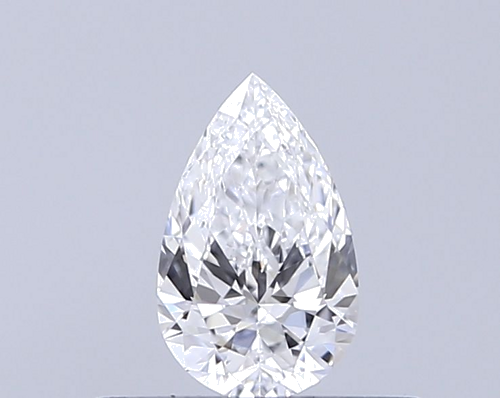 0.3 carat D-VVS2 Natūralus Pear Deimantas (1)