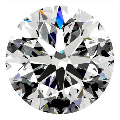 0.4 carat H-VVS1 Very Good cut Natūralus Round Deimantas (1)