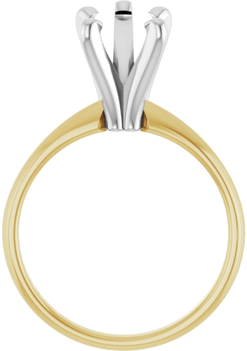 Sužadėtuvių Žiedas „Solitaire“ 14k yellow/white gold Pear 11.5mm x 7.5mm (2)