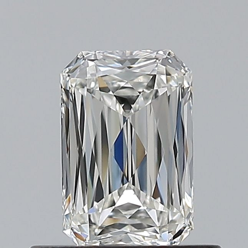 0.59 carat H-VVS1 Natūralus Radiant Deimantas (1)