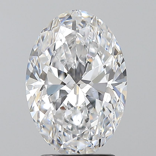 2.5 carat D-SI1 Natūralus Oval Deimantas (1)