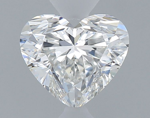 0.5 carat F-VS2 Natūralus Heart Deimantas (1)