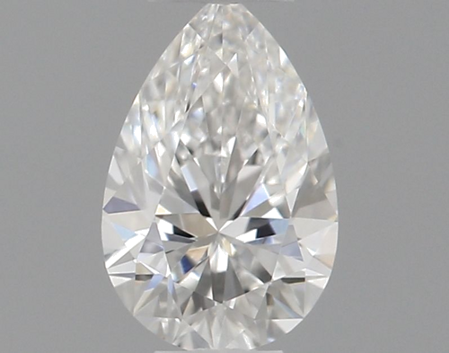 0.23 carat F-VVS1 Natūralus Pear Deimantas (1)
