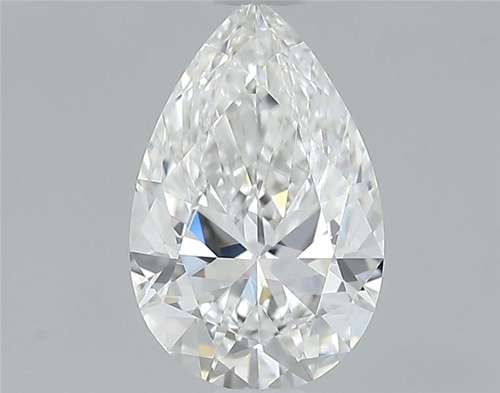 0.75 carat F-VVS2 Natūralus Pear Deimantas (1)