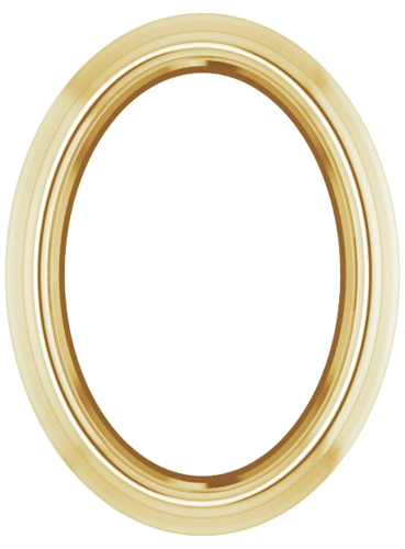 Pakabukas „Oval Bezel-Set Slide“ 14k yellow gold Oval 5mm x 3.5mm (1)