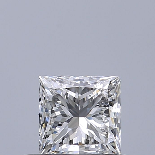 0.45 carat D-VVS1 Natūralus Princess Deimantas (1)