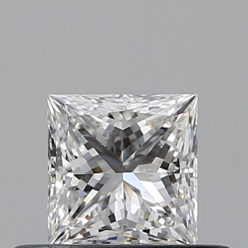 0.37 carat E-VVS1 Natūralus Princess Deimantas (1)