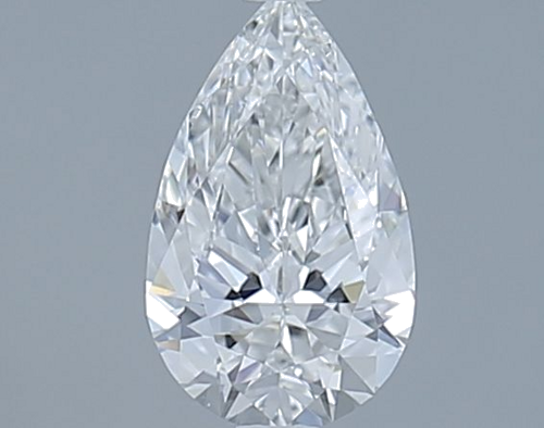 0.52 carat F-VS2 Natūralus Pear Deimantas (1)