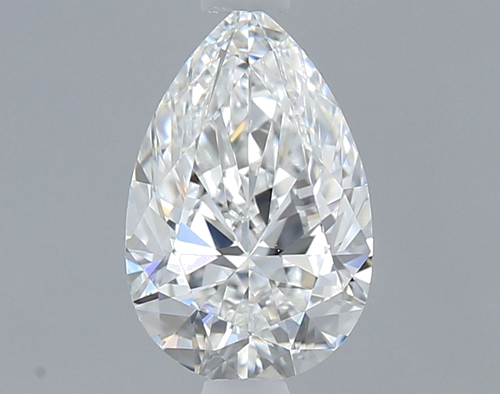 0.7 carat E-VS1 Natūralus Pear Deimantas (1)