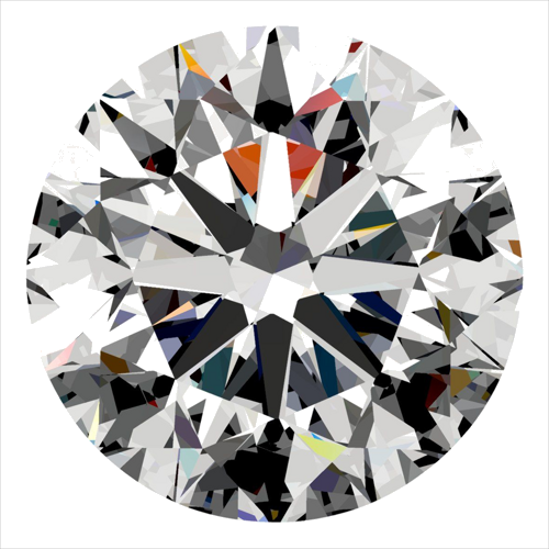 0.4 carat G-VS1 Very Good cut Natūralus Round Deimantas (1)