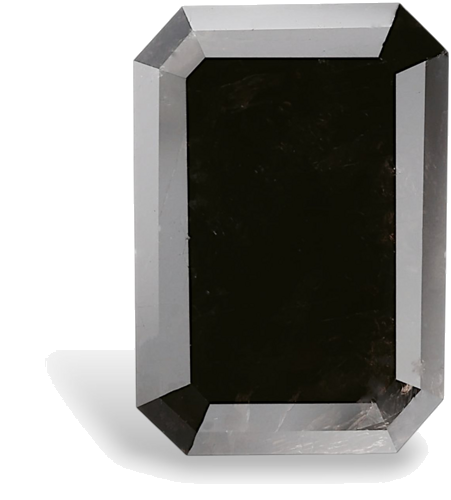5.31 carat Fancy Black-VVS2 Natūralus Emerald Deimantas (1)
