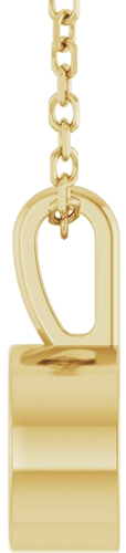 Pakabukas „Bezel-Set Solitaire“ 14k yellow gold Round 5.5mm (3)