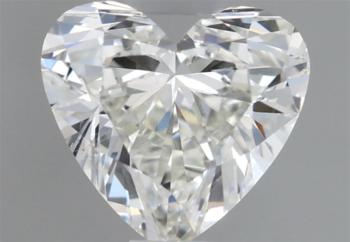 0.63 carat J-SI1 Natūralus Heart Deimantas (1)