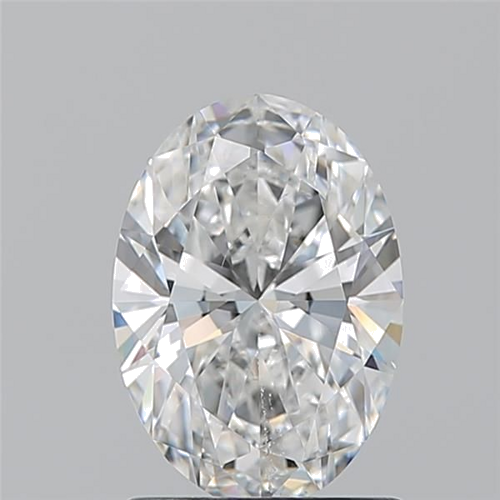 1.21 carat F-SI1 Natūralus Oval Deimantas (1)