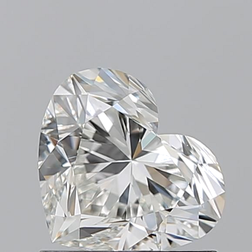 1.01 carat I-VVS2 Natūralus Heart Deimantas (1)