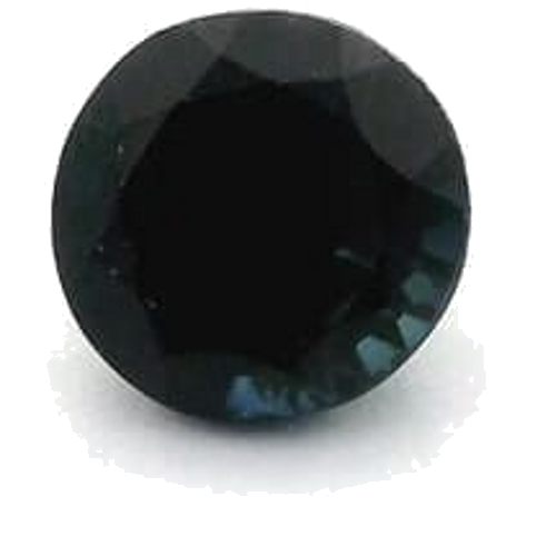 0.61 carat BLUE Round Safyras (1)